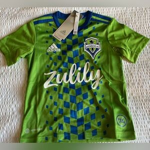 Seattle Sounders Adidas MLS Toddler Jersey Retails For $50
